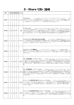 D-store Vol.38-A