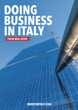 FOCUS REAL ESTATE_DoingBusinessInItaly_jp