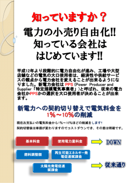 特定規模電気事業者