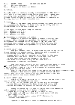 Subj : Pr。gress en tubes and bases