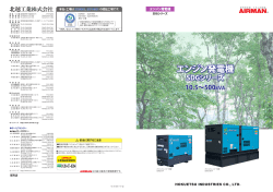 エンジン発電機 エンジン発電機 - AIRMAN