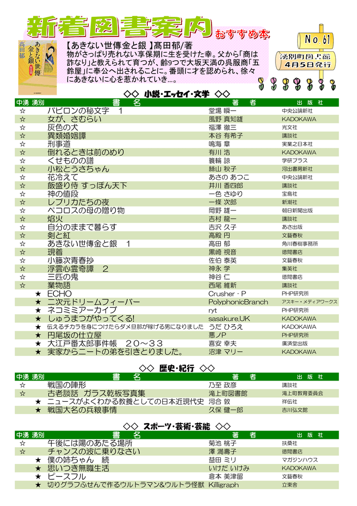 あきない世傳金と銀 髙田郁 著