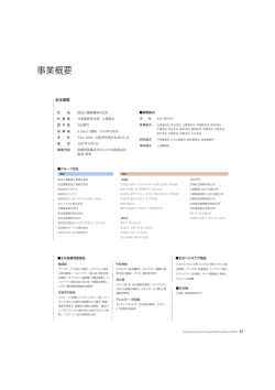 事業概要 - 田辺三菱製薬株式会社
