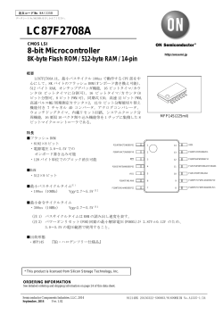 8-bit Microcontroller 8K-byte Flash ROM / 512
