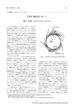 ESRF 超私見レポート
