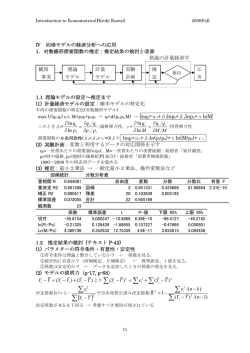 4.回帰モデルの経済分析への応用 - econ.keio.ac.jp