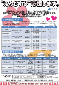 PowerPoint プレゼンテーション - しずおか出会いサポートセンター