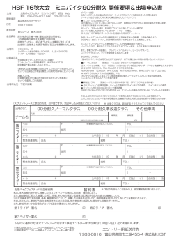 16秋大会90分耐久 - 北陸バイクフェスティバル
