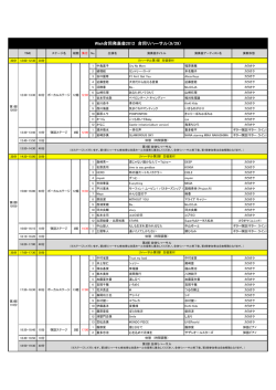 Wish合同発表会2012 合同リハーサル（9/29）