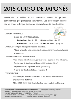 2016 CURSO DE JAPON&Eacute;S