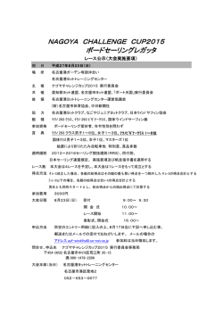 NAGOYA CHALLENGE CUP2015 ボードセーリングレガッタ - So-net