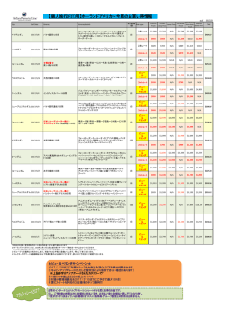 ホーランドアメリカライン今週のお買い得情報の更新をいたしました