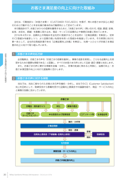 お客さま満足度の向上に向けた取組み