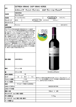 ESTREIA VINHAO DOP VINHO VERDE エストレイア ティント