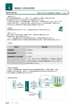 4 補装具と日常生活用具