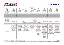 諸元表ダウンロード - 電動スクーター スクーテックジャパン