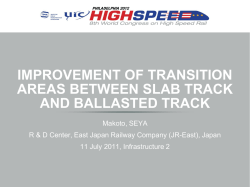 Rate of growth of track irregularity