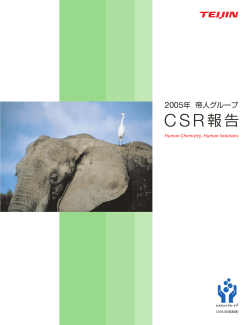 2005年帝人グループ CSR報告