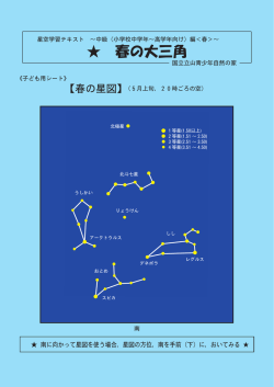 春の大三角 - 独立行政法人 国立青少年教育振興機構