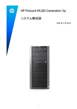ProLiant ML310 G5p システム構成図