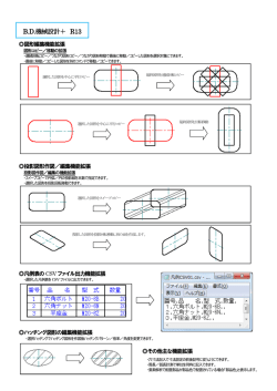 B.D.機械設計＋ R13