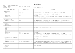 献立内定表
