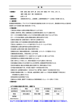 外科 - 河北総合病院
