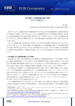 PDF版 - EUSI -EU Studies institute