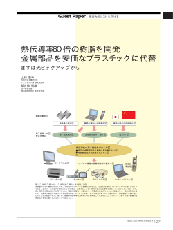 熱伝導率60倍の樹脂を開発 金属部品を安価なプラスチックに代替