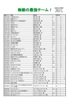 無敵の最強チーム！ 紹介本一覧