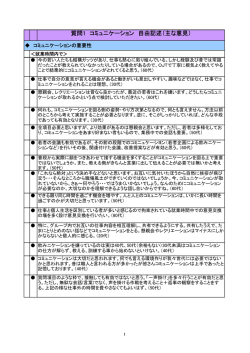 自由記述 - 中央労働災害防止協会