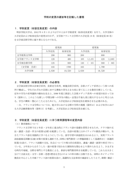 趣旨等を記載した書類