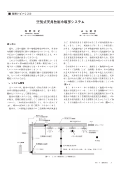 空気式天井放射冷暖房システム