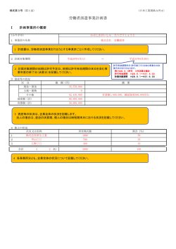 労働者派遣事業計画書