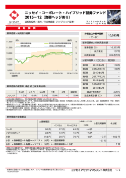 （PDF） サイズ - ニッセイ アセットマネジメント