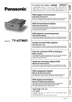 (digital) Terminal Board RGB-Terminal
