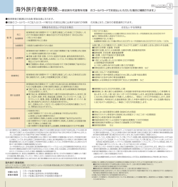 海外旅行傷害保険（一部は旅行代金等を対象 のゴールドカード