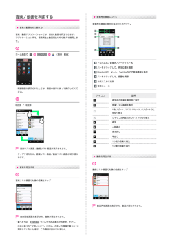 音楽／動画を利用する