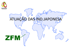 ATUA&Ccedil;&Atilde;O DAS IND.JAPONESA