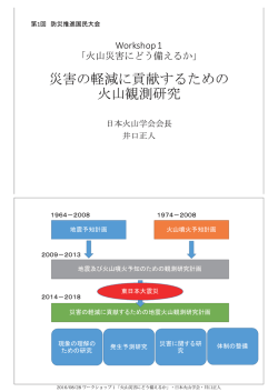 日本火山学会・井口正人