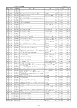 図書リスト【新着順】 - 公益財団法人ふくい産業支援センター