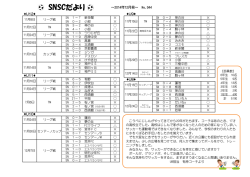 SNSCだより