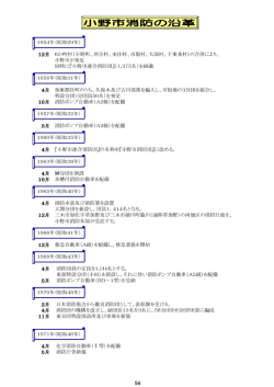 消防の沿革と標語 - 小野市消防本部