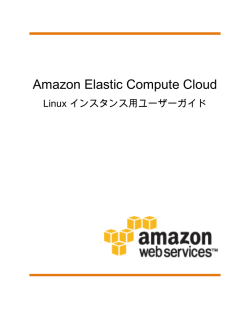Amazon Elastic Compute Cloud - Linux インスタンス用
