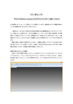 POLYGONALmeister(ポリゴナルマイスター)を使ってみた