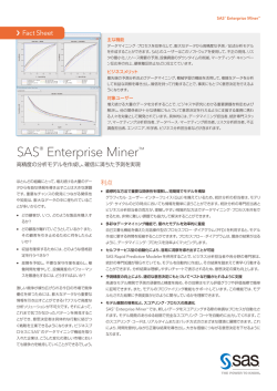 SAS Enterprise Miner