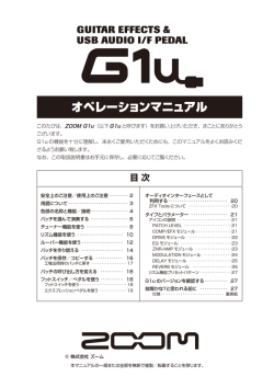 取扱説明書 - Zoom