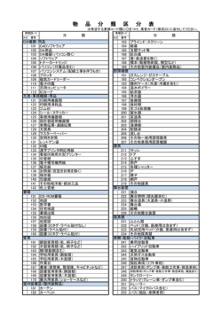 04 物品分類区分表・別表1