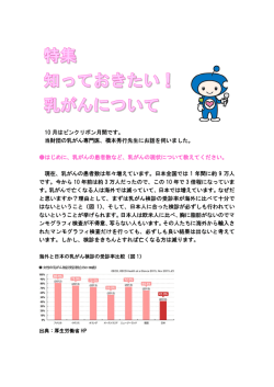 10 月はピンクリボン月間です。 当財団の乳がん専門医、橋本秀行先生に