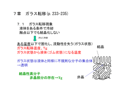 7章 ガラス転移(p.233-235)